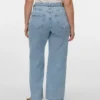 Vmctessa-jeans med høy midje og vid passform