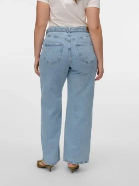 Vmctessa-jeans med høy midje og vid passform