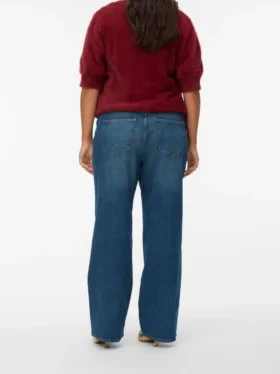 Vmctessa-jeans med høy midje og vid passform