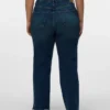 Vmctessa-jeans med høy midje og vid passform