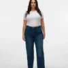 Vmctessa-jeans med høy midje og vid passform
