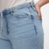 Vmctessa-jeans med høy midje og vid passform