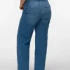Vmctessa-Stretch-jeans med høy midje og vid passform