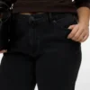 Vmctessa-Stretch jeans med høy midje og vid passform