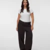 Vmczoe jeans med middels høy midje og barrel-passform