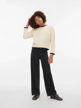 Vmdaisy jeans med høy midje og vid passform