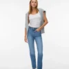 Vmelia jeans med høy midje og rett passform