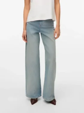 Vmelina jeans med superhøy midje og vid passform