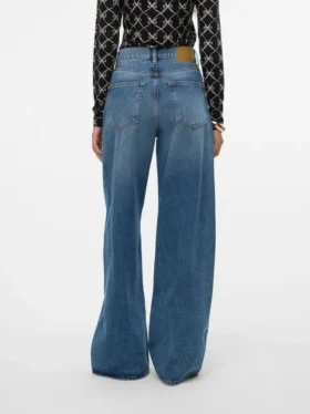 Vmelina jeans med superhøy midje og vid passform