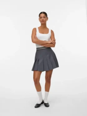 Vmelisa kort shorts med høy midje