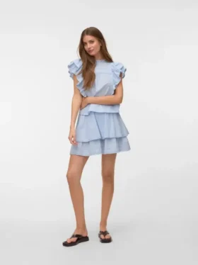 Vmelix kort skjørt med høy midje