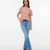 Vmella jeans med middels høy midje og bootcut-passform