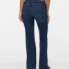 Vmella jeans med middels høy midje og bootcut-passform
