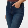 Vmella jeans med middels høy midje og bootcut-passform