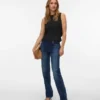 Vmella jeans med middels høy midje og rett passform