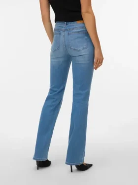 Vmella jeans med middels høy midje og rett passform