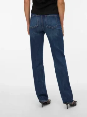 Vmella jeans med middels høy midje og rett passform