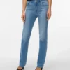 Vmella jeans med middels høy midje og rett passform