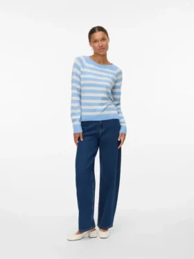 Vmestelle High Rise Barrel Fit-Jeans