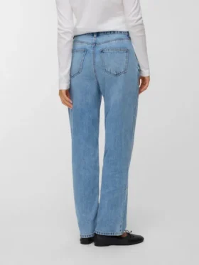 Vmetna High Rise Barrel Fit-Jeans