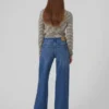 Vmfaith-jeans med lav midje og vid benpassform