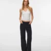 Vmfaye-jeans med lav midje og vid passform