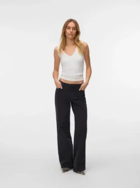 Vmfaye-jeans med lav midje og vid passform