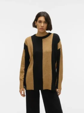 Vmfilucastripe strikket genser