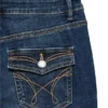 Vmflash-jeans med middels høy midje og smal passform