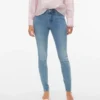 Vmflash-jeans med middels høy midje og smal passform