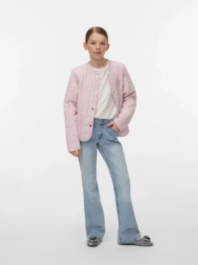 Vmflash-jeans med middels høy midje og utvidet passform