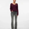 Vmflash-jeans med middels høy midje og utvidet passform