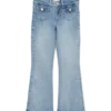 Vmflash-jeans med middels høy midje og utvidet passform
