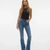 Vmflash-jeans med middels høy midje og utvidet passform
