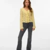 Vmflash Mid Rise Flared Fit-Jeans