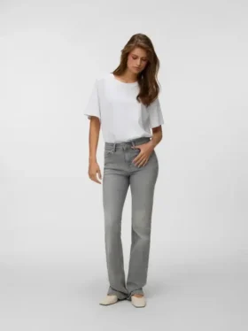 Vmflash Mid Rise Flared Fit-Jeans