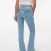 Vmflash Mid Rise Flared Fit-Jeans
