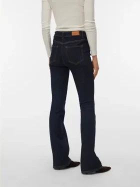 Vmflash Mid Rise Flared Fit-Jeans