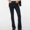 Vmflash Mid Rise Flared Fit-Jeans