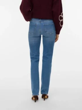 Vmflash Mid Rise Straight Fit-Jeans