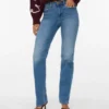 Vmflash Mid Rise Straight Fit-Jeans