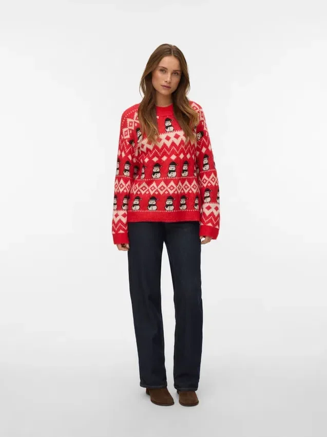 Vmfrostsnowman strikket genser Vmfrostsnowman strikket genser