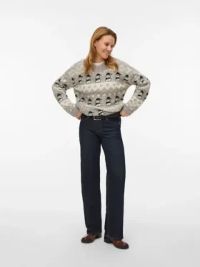 Vmfrostsnowman strikket genser