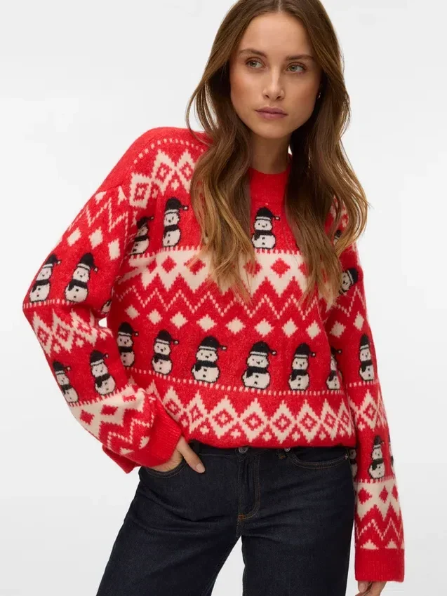 Vmfrostsnowman strikket genser Vmfrostsnowman strikket genser