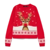 Vmfrostydeer strikket genser