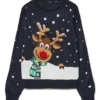 Vmfrostydeer strikket genser