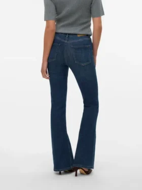 Vmgigi-jeans med høy midje og utvidet passform
