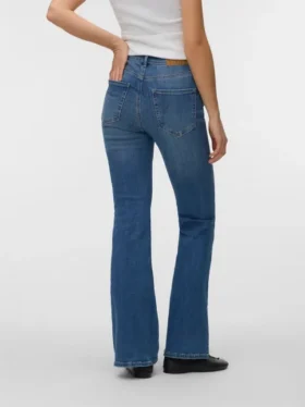 Vmgigi-jeans med høy midje og utvidet passform