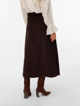 Vmgina kort shorts med høy midje