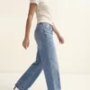 Vmhallie-jeans med lav midje og vid passform